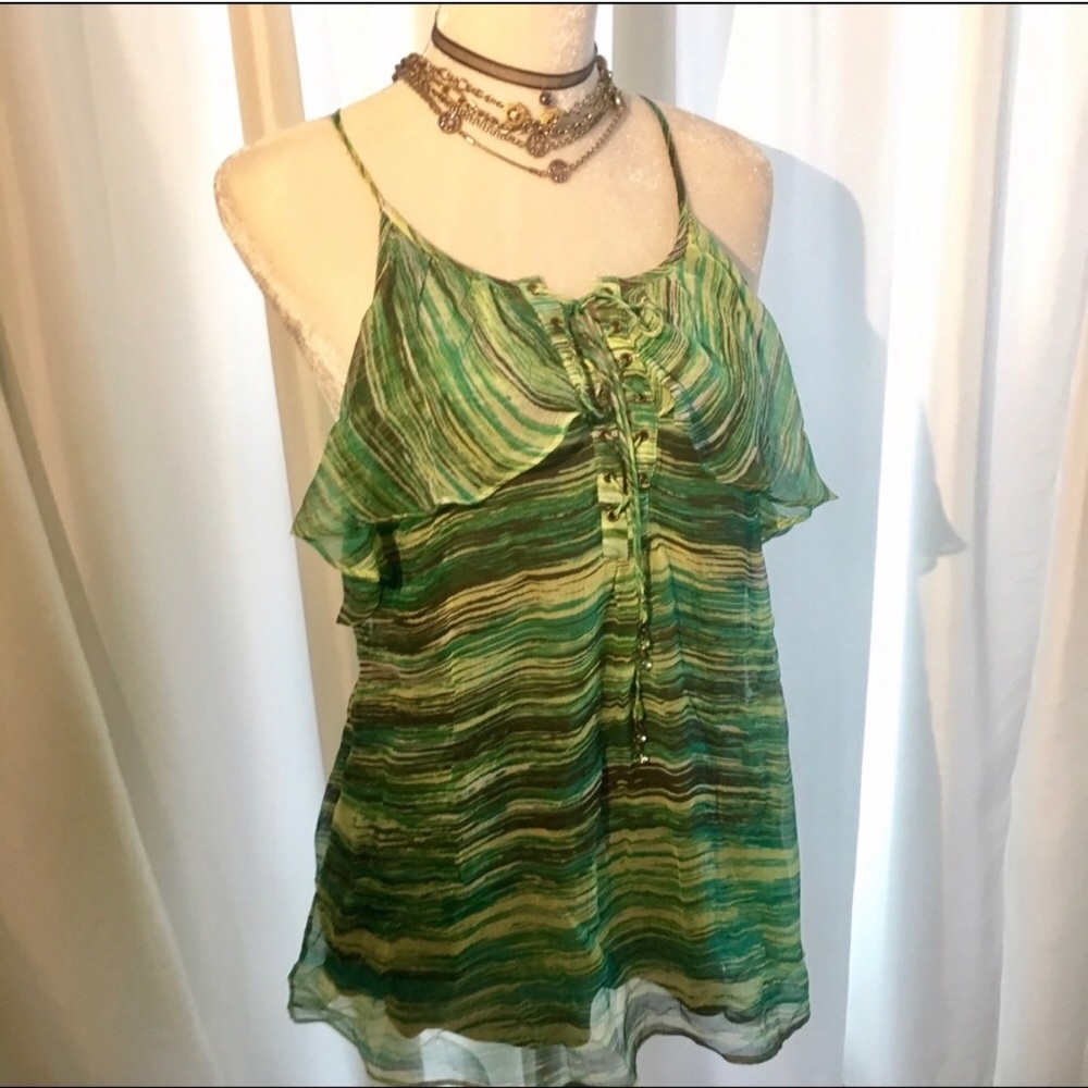 Beautiful Ella Moss Spaghetti Strap Blouse